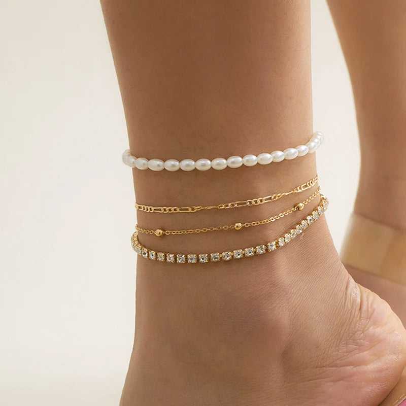 Bracelet de Cheville Perlé